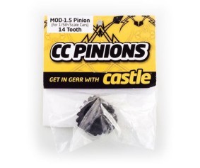 Castle Mod 1.5 Hardened Steel Pinion 8mm Bore 14T