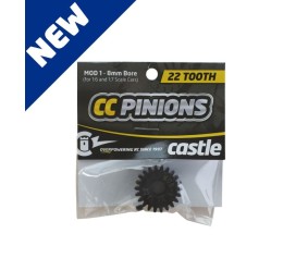 Castle CC Pinion 22T-Mod 1 8mm Bore For 1/6 and 1/7 Scale Cars