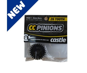 Castle CC Pinion 28T-Mod 1 8mm Bore For 1/6 and 1/7 Scale Cars