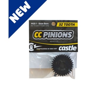 Castle CC Pinion 32T-Mod 1 8mm Bore For 1/6 and 1/7 Scale Cars