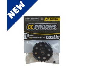 Castle CC Pinion 40T-Mod 1 8mm Bore For 1/6 and 1/7 Scale Cars