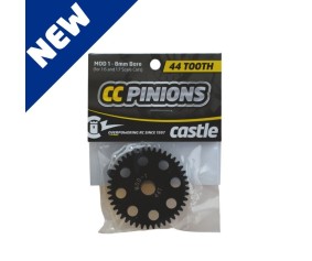 Castle CC Pinion 44T-Mod 1 8mm Bore For 1/6 and 1/7 Scale Cars