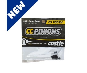 Castle CC Pinion 25T-48 Pitch 5mm Bore  For 1/10 Scale Cars