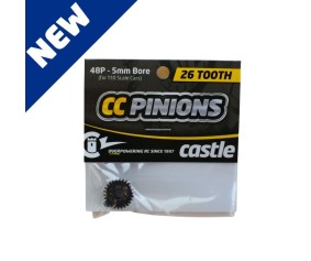 Castle CC Pinion 26T-48 Pitch 5mm Bore  For 1/10 Scale Cars