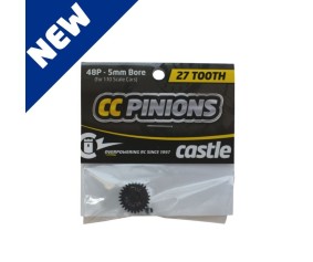 Castle CC Pinion 27T-48 Pitch 5mm Bore  For 1/10 Scale Cars