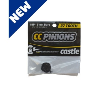 Castle CC Pinion 27T-48 Pitch 5mm Bore  For 1/10 Scale Cars