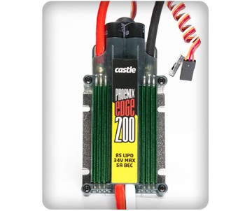 Castle Creations Phoenix Edge 200 32V 200A ESC w/ 5A BEC