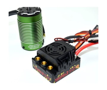 Castle Creations Monster 2 1/8th 25V ESC, Waterproof w/ 2650KV V2 Sensored Motor