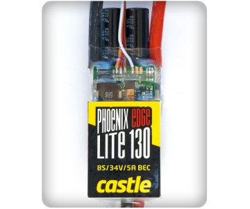 Castle Creations Phoenix Edge Lite 130 25V 130A Brushless ESC w/ 5A BEC