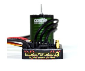 Castle Creations SV3 Waterproof 1/10TH 12V ESC 1406-7700 Sensored Combo
