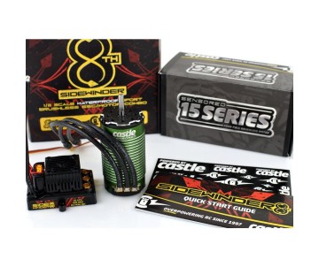 Castle Creations Sidewinder 1/8th ESC and 2200kV V2 Motor Combo