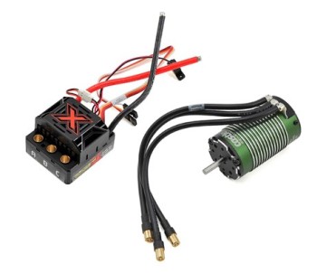 Castle Creations Monster X 1/8 Brushless ESC Combo w/ 1512 4-Pole Motor (1800Kv)
