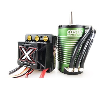 Castle Creations Monster X 25.2V ESC 8A Peak BEC w/1515-2200kV V2 Sensored Motor