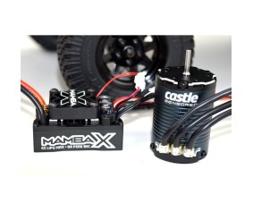 Castle Creations Mamba X, 25.2v WP ESC And 1406-1900KV Sensored Crawler Combo 1/8