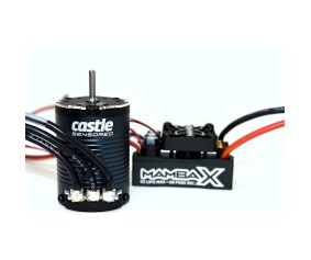 Castle Creations Mamba X, 25.2v WP ESC And 1406-3800KV Sensored Crawler Combo 1/8