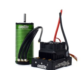 Castle Creations Mamba Monster X 8S, 33.6V Esc w/1520-1650KV V2 Sensored Motor