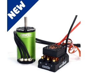 Castle Copperhead 10 Sensored WP ESC, 1412-3200KV Combo 5mm