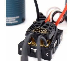 Castle Creations Mamba Micro X2, 16.8V, WP Sensored ESC with 1406-2280KV Combo.BEC Specification: Adjustable: 5.5V or 7.5V (2A Peak), Default 5.5V
