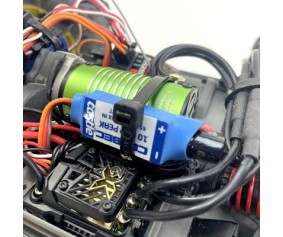 Castle Mamba Micro X2, 16.8V, WP ESC 4mm Connectors - 1007-6350KV Sensored Combo. ESC contains no internal BEC. Purchase includes an external Castle 10-AMP CC BEC (010-0004-00) that must be installed to operate correctly.