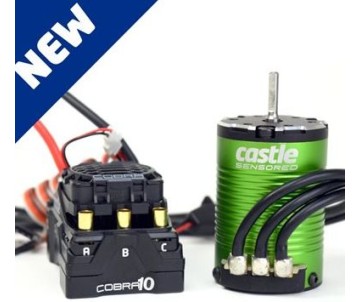 Castle Creations Cobra 10 6S Max, 25.2V Max, 8A PEAK BEC w/1406-5700KV Sensored Motor