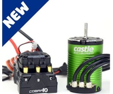 Castle Creations Cobra 10 6S Max, 25.2V Max, 8A PEAK BEC w/1406-7700KV Sensored Motor