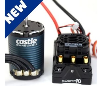 Castle Creations Cobra 10 6S Max, 25.2V Max, 8A PEAK BEC w/1406-2280KV Sensored Motor
