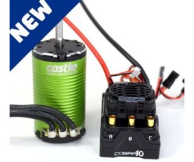 Castle Creations Cobra 10 6S Max, 25.2V Max, 8A PEAK BEC w/1412-3200KV Sensored Motor