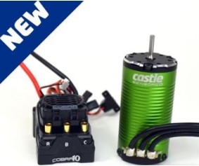 Castle Creations Cobra 10 6S Max, 25.2V Max, 8A PEAK BEC w/1415-2400KV Sensored Motor