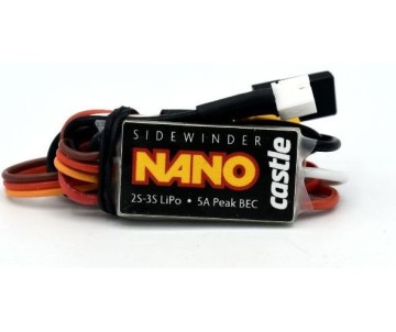 Castle Creations Sidewinder Nano Micro PnP ESC, 12.6V with XT30 and JST Plugs