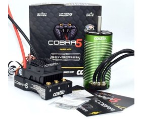 Castle Creations Cobra 5, 8S, 33.6V ESC, 20A PEAK BEC w/2028-800KV Motor Combo