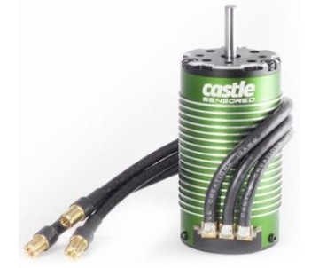 Castle Creations 4-Pole Sensored Brushless Motor 1512-1800KV With Motor Fan