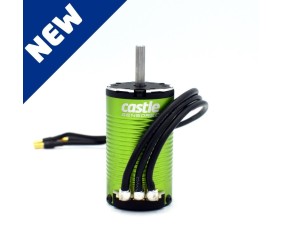 Castle 1/10th scale Motor, 4-Pole Sensored Brushless 1412-3200KV 5mm