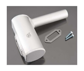 DLE Engines Muffler Left Two-Hole DLE-170