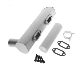 DLE Engines Muffler Left 2-Hole DLE-222