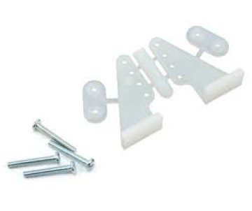 Du-Bro Nylon Control Horns 1 Left & 1 Right (2/pkg)