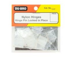 Du-Bro Nylon Hinge Standard Size (15/pkg)