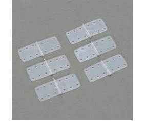 Du-Bro Small Nylon Hinge (6/pkg) - 6 Pack