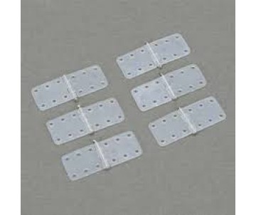 Du-Bro Small Nylon Hinge (6/pkg) - 6 Pack
