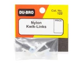 Du-Bro Nylon Kwik-Link (Standard Size) (2/pkg) - 6 Pack