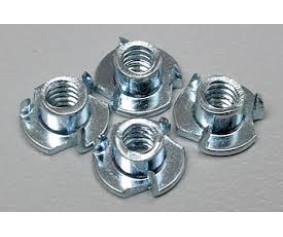 Du-Bro Blind Nuts 6-32 (4/pkg) - 6 Pack