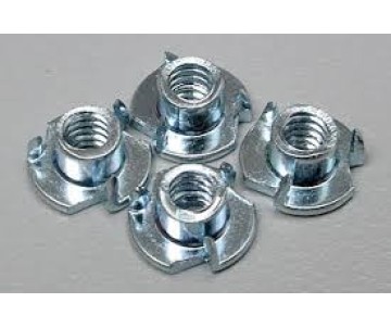 Du-Bro Blind Nuts 6-32 (4/pkg) - 6 Pack