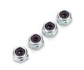 Du-Bro Nylon Insert Lock Nuts 4-40 (4/pkg) - 6 Pack