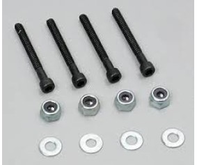 Du-Bro Socket Head Bolts With Lock Nuts 4-40 x 1