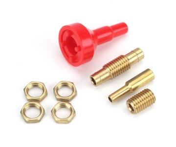 Du-Bro Fuel Can Cap Fittings (1/pkg) - 6 Pack