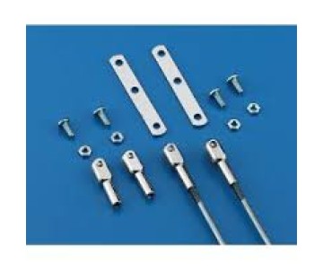 Du-Bro 4-40 Steel Rod End Assembly (2/pkg)