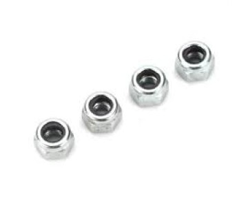 Du-Bro 3MM Nylon Insert Lock Nuts (4/pkg)
