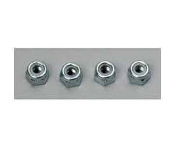 Du-Bro 4MM Nylon Insert Lock Nuts (4/pkg)