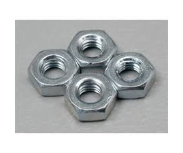 Du-Bro 3.0MM Steel Hex Nuts (4/pkg)