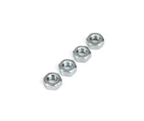 Du-Bro 4.0MM Steel Hex Nuts (4/pkg)
