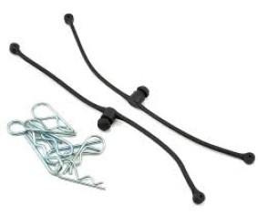 Du-Bro Body Klip Retainers (Black) 2/pkg.